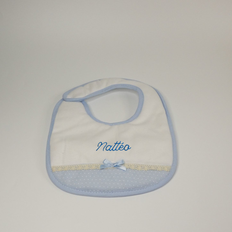 Cadeau Naissance Gâteau De Couches - Avec Couverture Personnalisée Et Sucette Brodée, Set Bleu