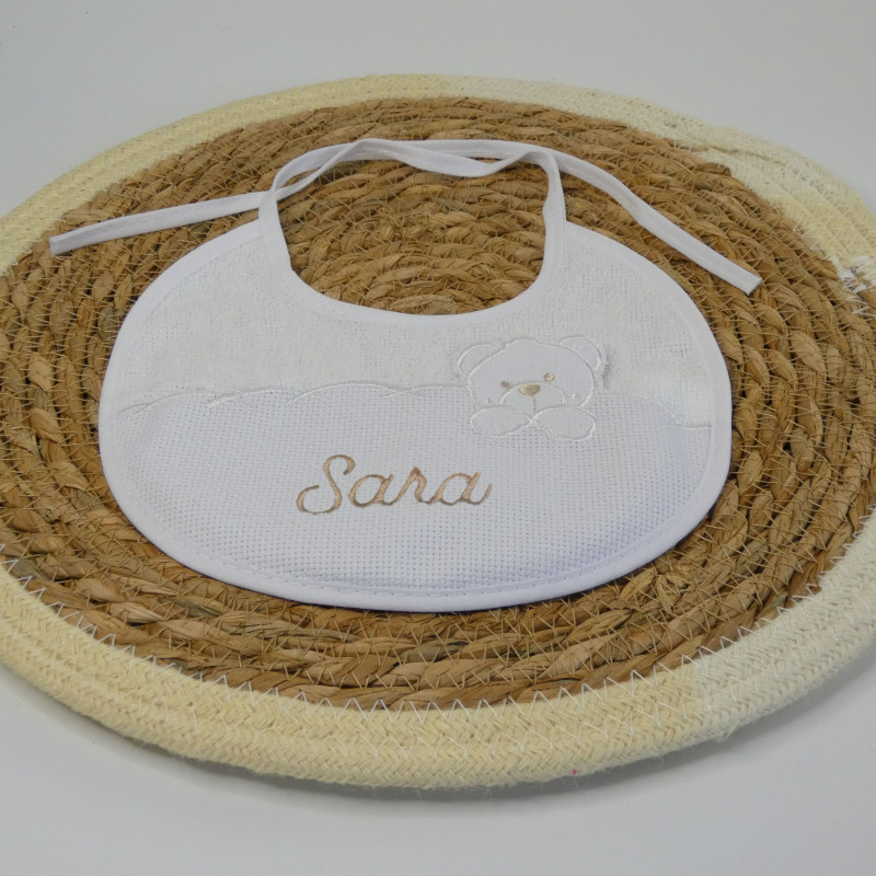 Gateau De Couches Oursinou Gris Personnalisable