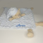 doudou petit ours bleu