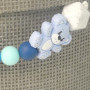 motif ourson bleu