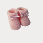 paire chaussons rose