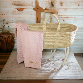 Couverture minky intérieur polaire personnalisée Couverture Bébé Personnalisable Minky