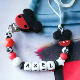 Attache Tétine Personnalisée Souris Garçon