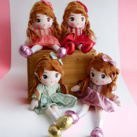 Poupée de chiffon Doucette-35 cm personnalisé poupées doucettes