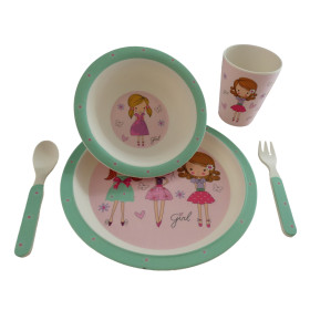 Set Repas Les Copines mélamine set repas Les Copines