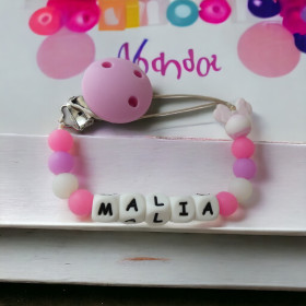 attache sucette fluorescente