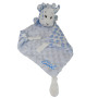 doudou Girafe bleu double face