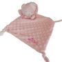 doudou plat petit ours rose