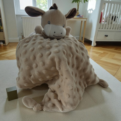 doudou anon marron minky plat