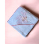 Cape de bain bébé motif lapin personnalisée