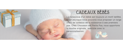 Cadeau bébé personnalisé : naissance, noël - Chaussons et Petits Pas